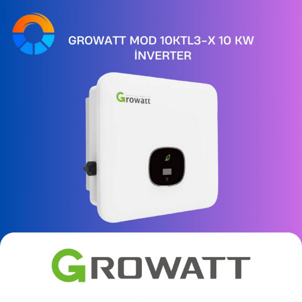 Growatt Mod 10KTL3-X 10KW On Grid İnverter - enerjipaketi.com
